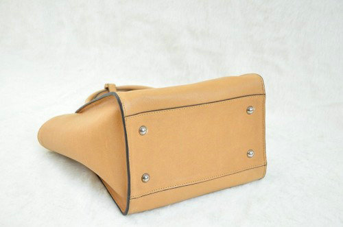 2014 Prada Calf Leather Tote Bag BN2625 apricot - Click Image to Close